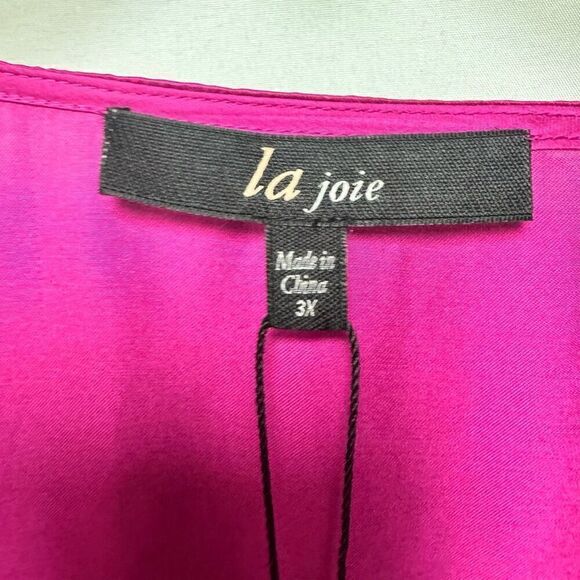 La Joie Magenta Blouse NWT - Picture 4 of 7
